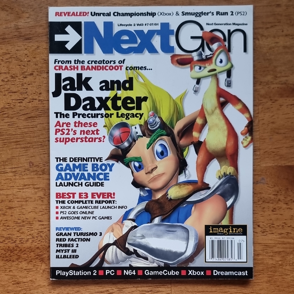 NextGen Magazine - Jak and Daxter Edition July 2001 Vol. 3 #7
